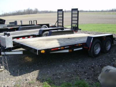 16' low profile car trailer ramps/wirless winch