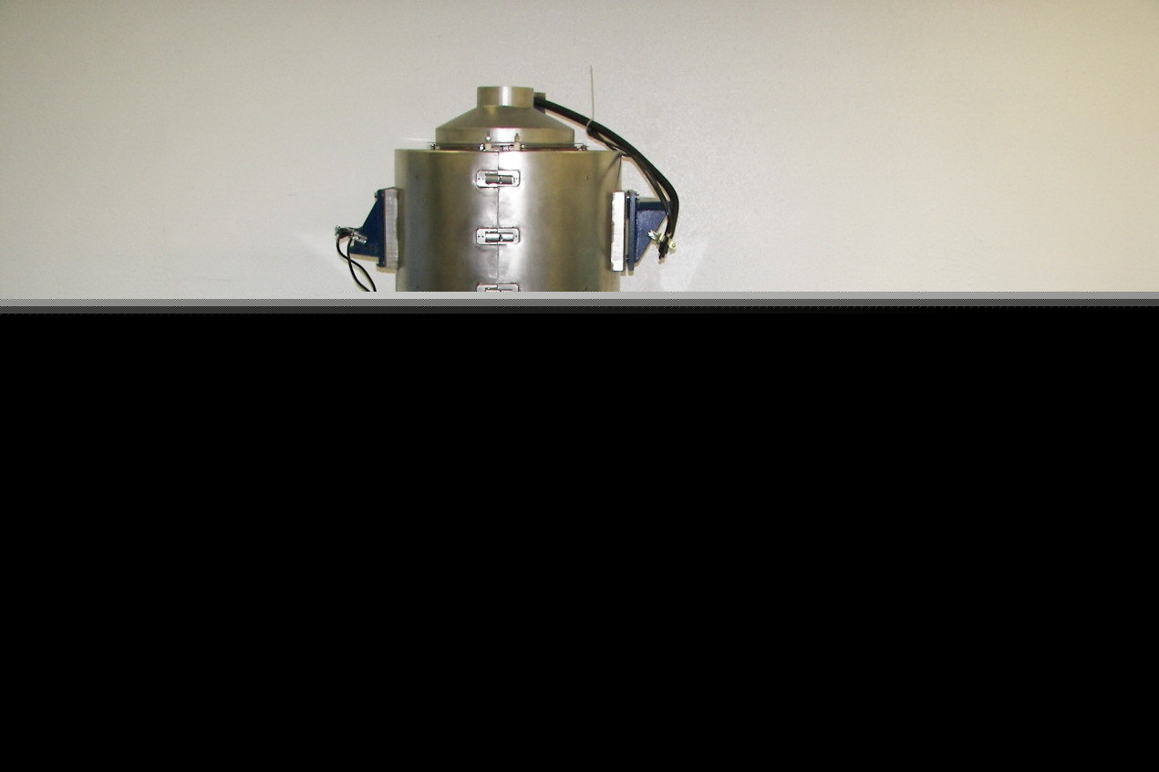 Bell jar vacuum furnace chamber quartz graphite pump