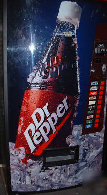 Dr pepper soda vending machine vendo 511 multi price