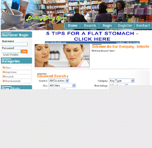Drug store directory & review website + free hosting