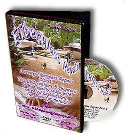 Gel coat and fiberglass repair dvd gel coat repair