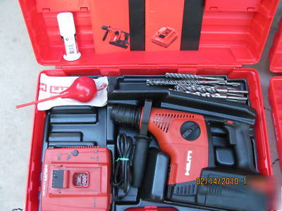 Hilti te 7-a drill & wsr 36-a saw cpc combo kit nice