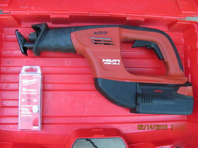 Hilti te 7-a drill & wsr 36-a saw cpc combo kit nice