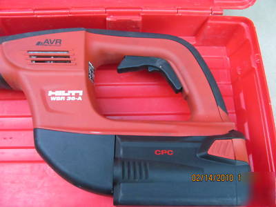 Hilti te 7-a drill & wsr 36-a saw cpc combo kit nice