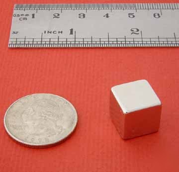 Magnets neodymium cubes 1/2