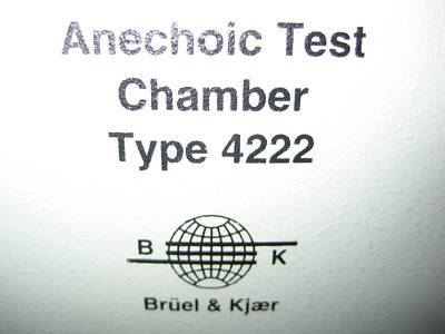 New bk industries anechoic test chamber audio testing