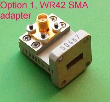 Rf microwave wr-42 WR42 waveguide to sma coax adapter