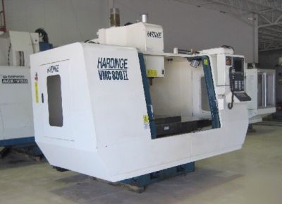 Hardinge vmc-800 cnc vertical machining center mill 600