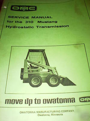 Omc mustang 310 hydrostatic transmission service manual