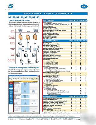 Proliphix internet thermostat NT120H