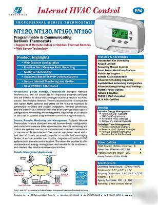 Proliphix internet thermostat NT120H