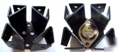 New aavid black anodized TO3 to-3 heat sink - 10-lot
