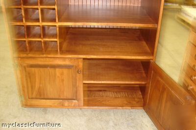 New custom architect blueprint storage cabinet bookcase 