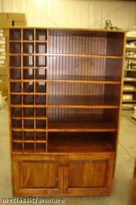 New custom architect blueprint storage cabinet bookcase 