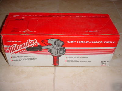 New milwaukee 1675-6 1/2'' hole hawg drill-brand -in box