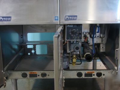 New pitco ng single well fryer with dump station