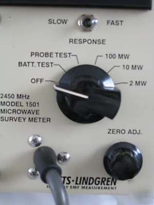 Microwave survey meter holaday hi-1501 