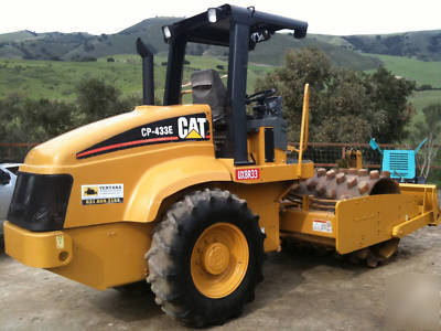 2005 caterpillar cp 433 c padfoot compactor / low hrs