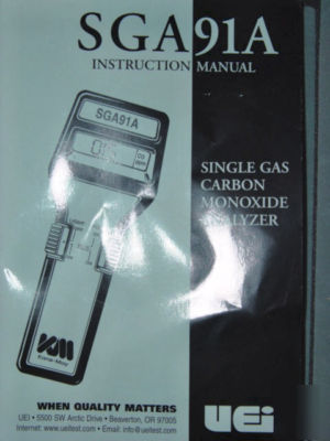 Kane may SGA91A carbon monoxide gas analyser in case