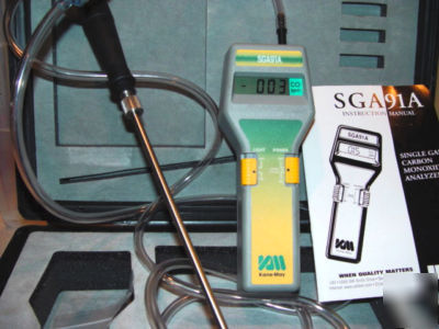 Kane may SGA91A carbon monoxide gas analyser in case