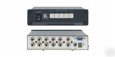Kramer electronics vs-55A 5X1 audio switcher unbalanced
