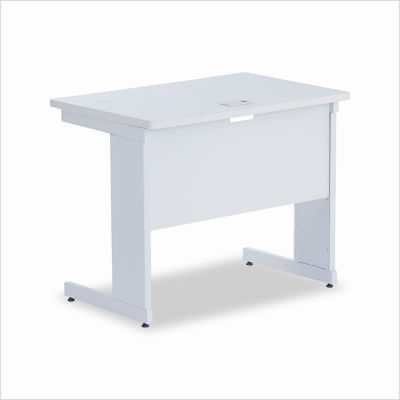 Modular worktable, 36W x 24D x 29-3/4H, gray