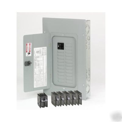 New 100 amp indoor main circuit breaker box load center