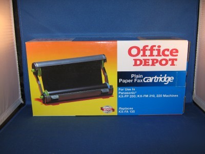 New brand office depot panasonic kx-FA135 fax cartridge