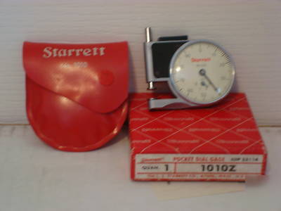 Starrett pocket dial gage 1010Z