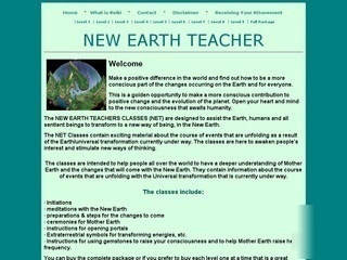 New earth teacher reiki business + free website/change