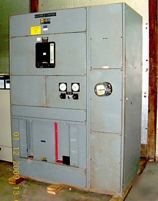 Square d panelboard panel 1200 amp 480 vac main breaker