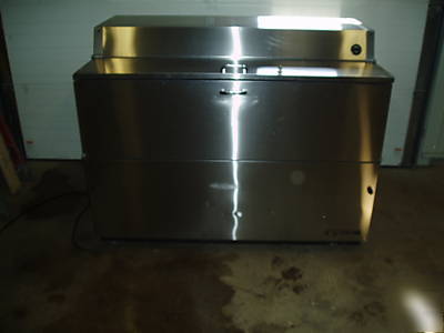 True stainless steel 2 door milk cooler tmc-58-s