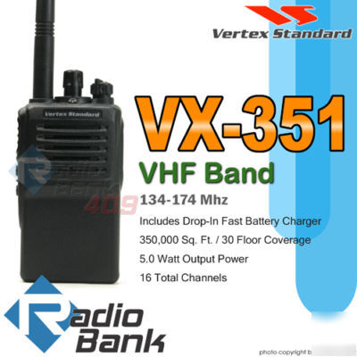Vertex standard vx-351 vhf 134-174MHZ portable 16CH