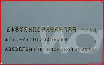  hot foil stamping machine pvc id card stamper / tipper