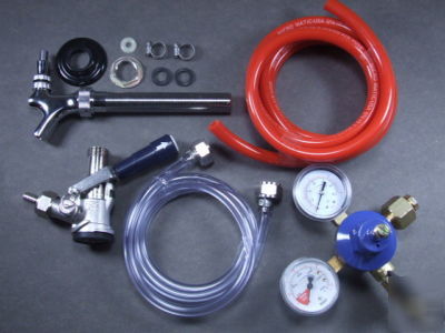  kegerator kit-refrigerator conversion draft beer parts