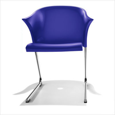 Armchair with cantilever frame polypropylene 07