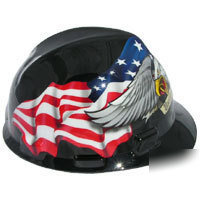 Freedom series american flag collection hard hat 