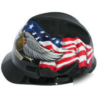 Freedom series american flag collection hard hat 