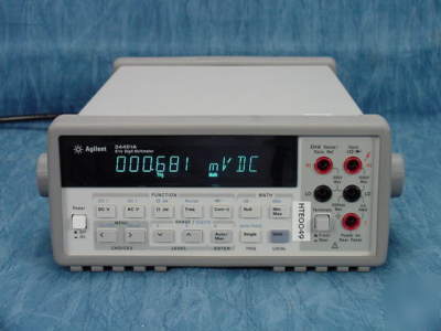 Hp agilent 34401A digital multimeter dmm 6.5 digits