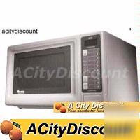 New amana 1 cuft commercial microwave oven 1000 watts