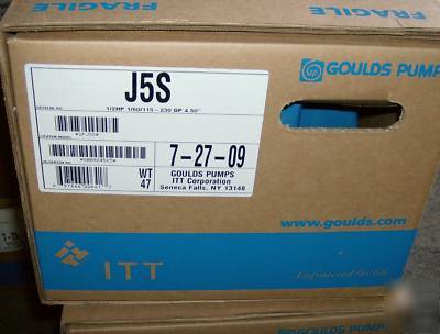 New goulds model#J5S shallow well jet pump{ in box