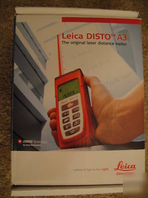 New leica disto A3 laser distance meter brand in box 