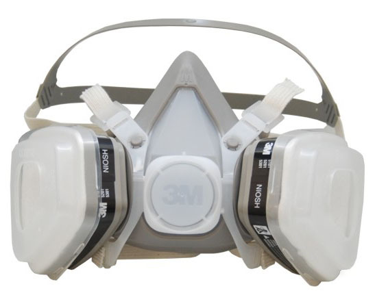 3M 7192 dual cartridge respirator face mask-auto paint