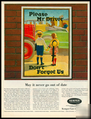 1963 vintage ad for kemper insurance