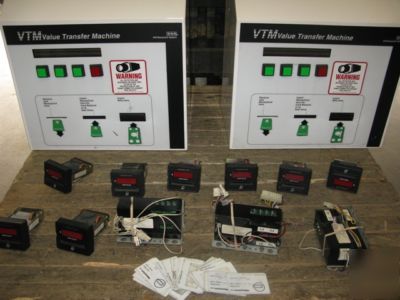 2 vtms and 100 pc card reader kits for wascomat and adc