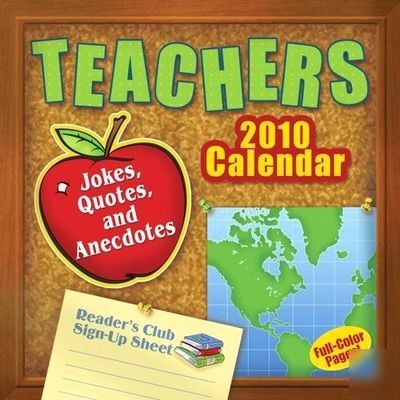 2010 teachers box daily desk calendar gift house school