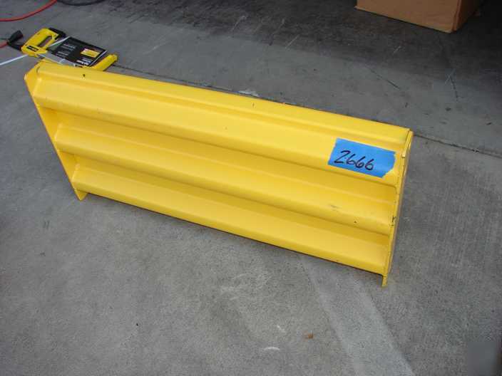 3' guard rail yellow 14-1/2