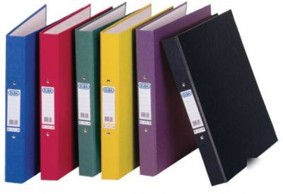 5 x A3 portrait 4 ring binders 25MM capacity 