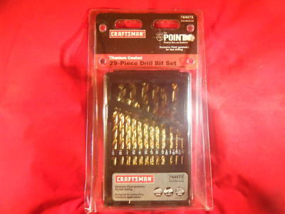 Craftsman -the point patented drilling geometry bits