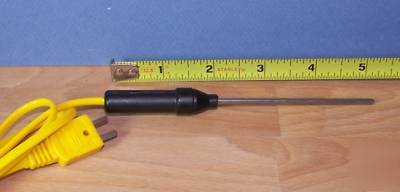 K-type thermocouple probe f. digital thermometer 752Â°f